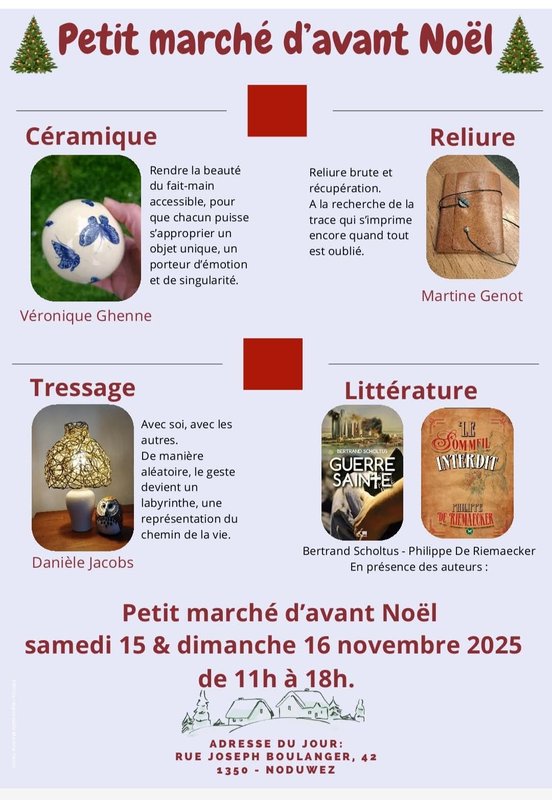 Expositions Petit marché avant Noël