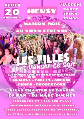 Soirées Les Filles Vont Danser Soir