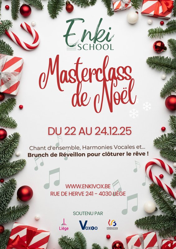 Stages,cours Masterclass Noël - Chant Harmonie vocale