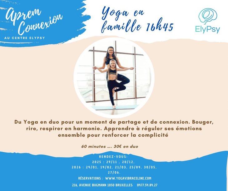 Stages,cours Yoga famille