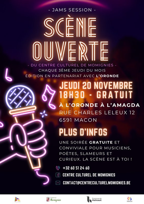 Concerts Scène Ouverte/Jam Session