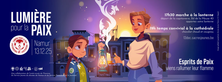 Loisirs Marche la lanterne (Lumière pour paix)