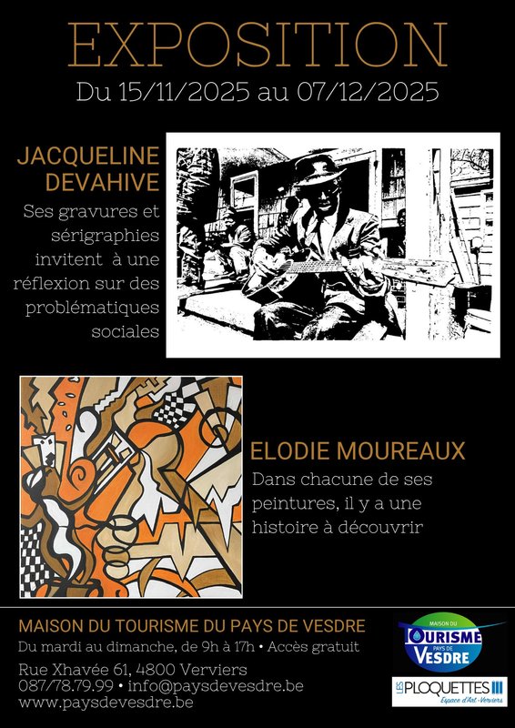 Expositions Exposition Jacqueline Devahive Elodie Moureaux