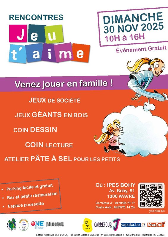 Loisirs Venez jouer famille Jeu t aime