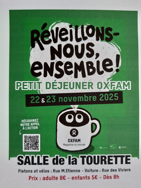 Loisirs Petits-déjeuners Oxfam