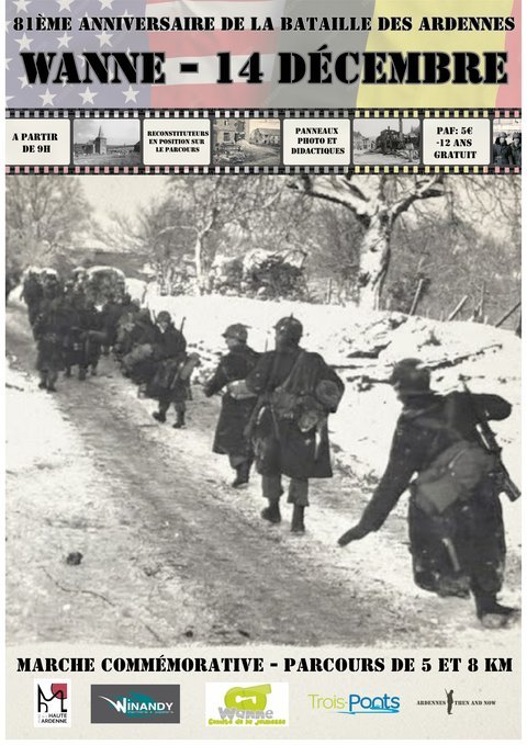 Loisirs Balade commémorative - anniversaire la Bataille Ardennes