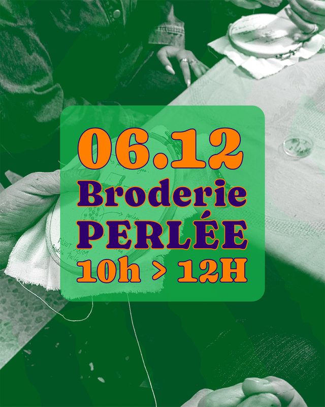 Stages,cours Atelier - Broderie Perlée