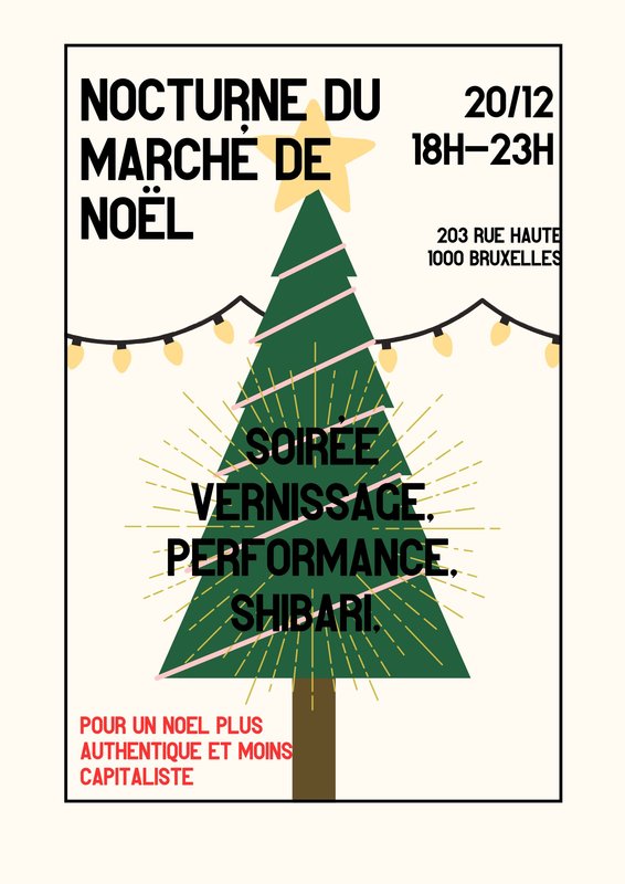 Marchés de Noël Marché Noël alternatif Rue Haute