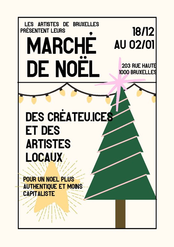 Marchés de Noël Marché Noël alternatif Rue Haute