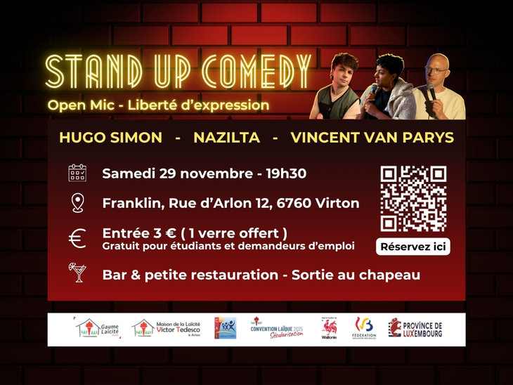 Spectacles Stand Comedy Open : Liberté d’expression