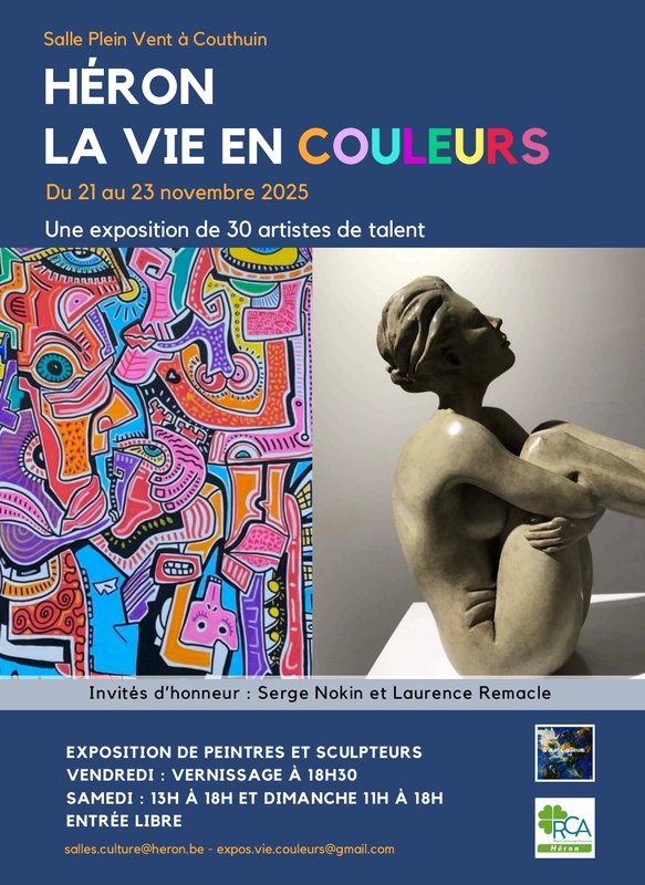 Expositions Héron Vie Couleurs