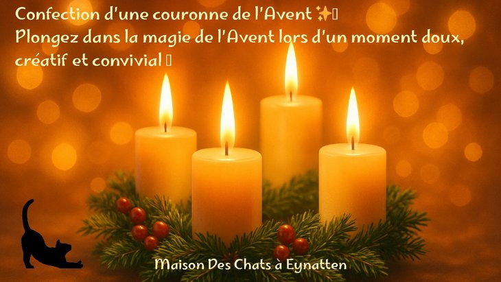 Stages,cours Confection d’une couronne l’Avent