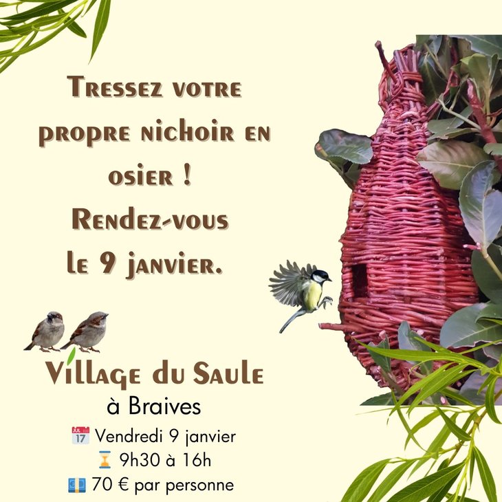 Stages,cours Nichoirs osier