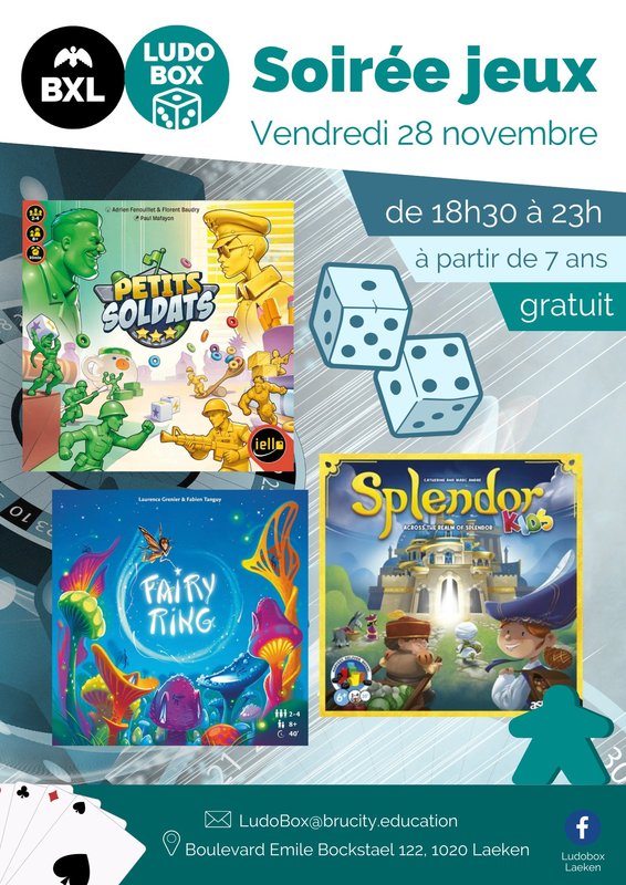 Loisirs Venez jouer des jeux société