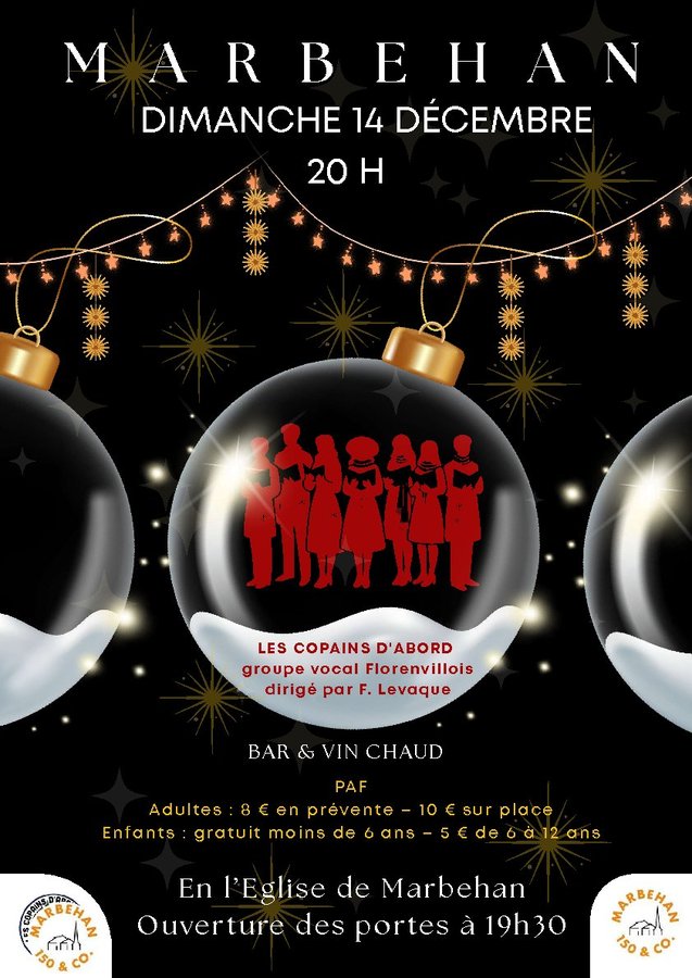 Concerts Concert Noël - Eglise Marbehan