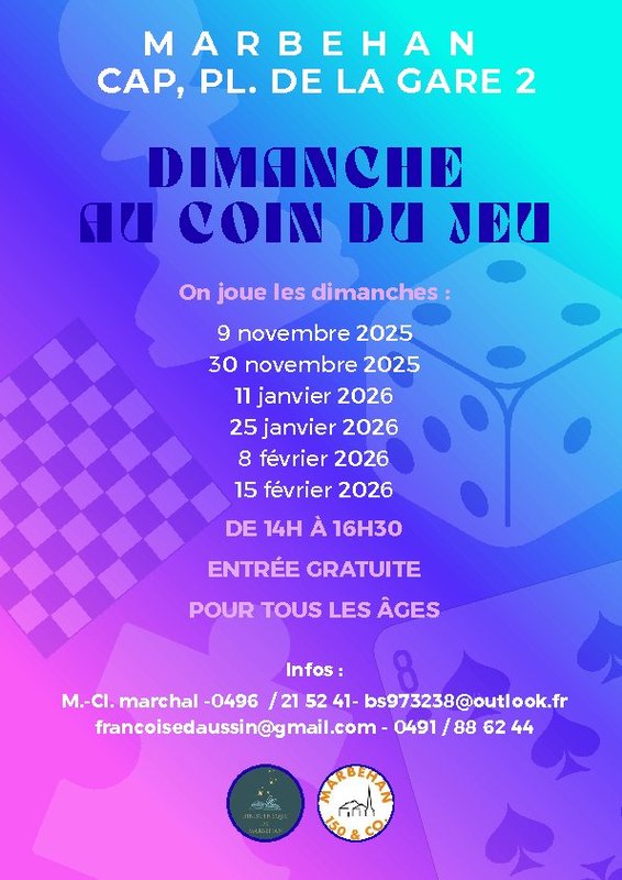 Loisirs Dimanche coin Jeu
