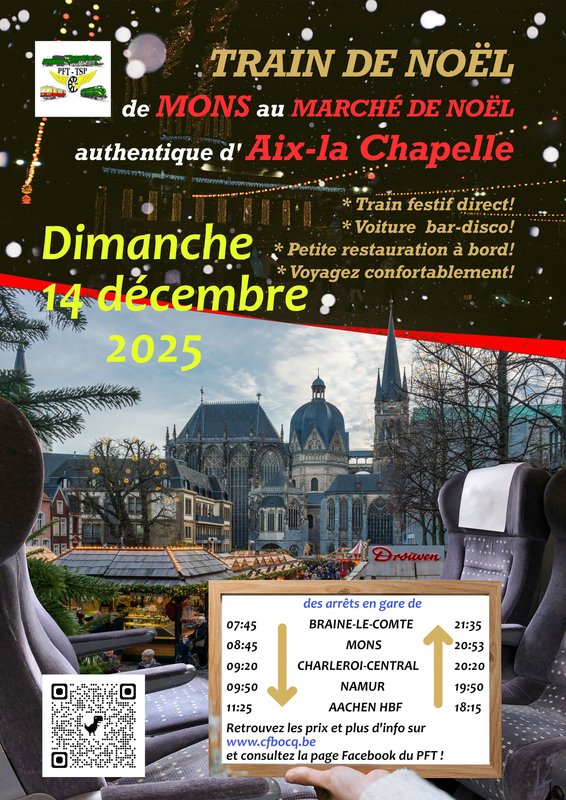 Marchés de Noël Train vers Aix-la-Chapelle son marché Noël