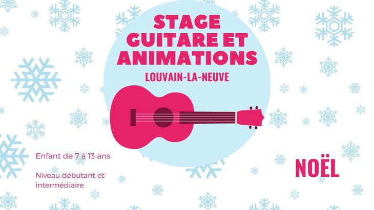 Stages,cours Stage guitare jeux