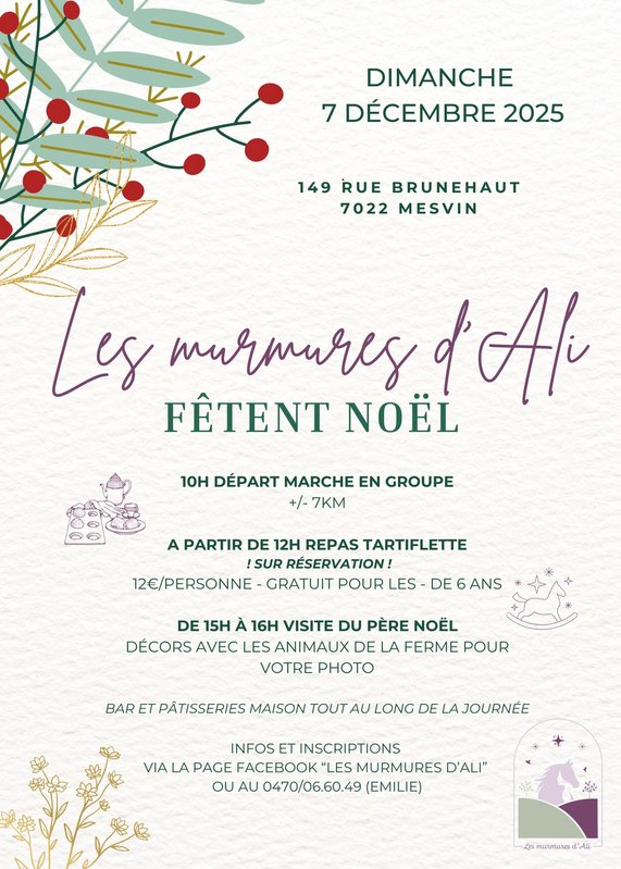 Loisirs Les murmures d Ali fêtent Noël