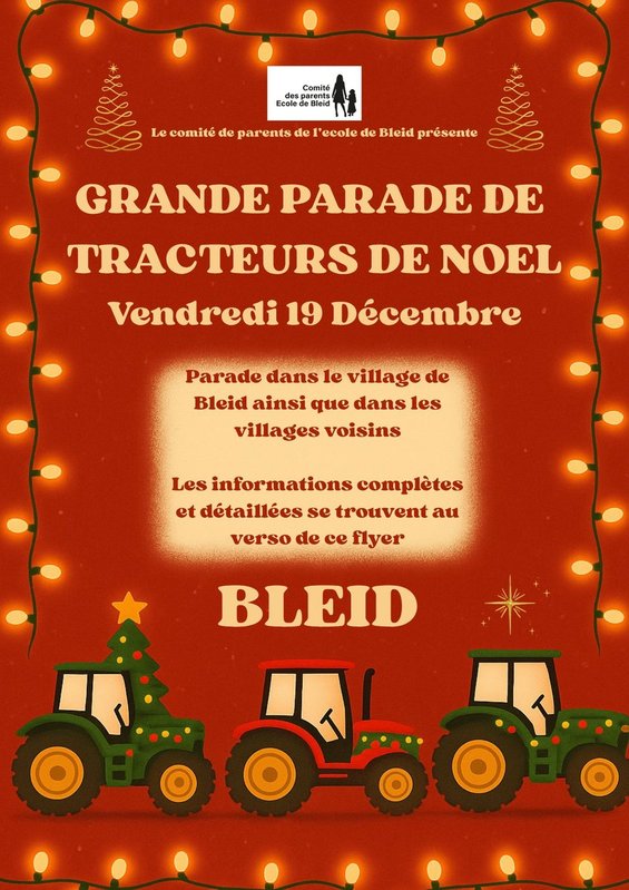 Loisirs Parade tracteur Noël fête Noël
