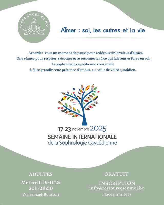 Conférences Séance découverte la sophrologie (Adultes)