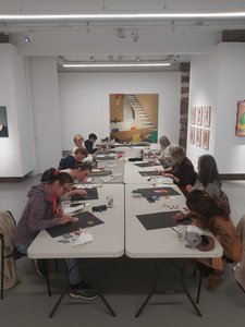 Stages,cours Atelier adultes - Gravure jeu composition