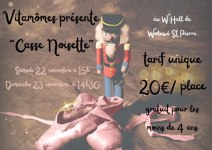 Spectacles Vitamômes présente spectacle Danse  Casse Noisette 