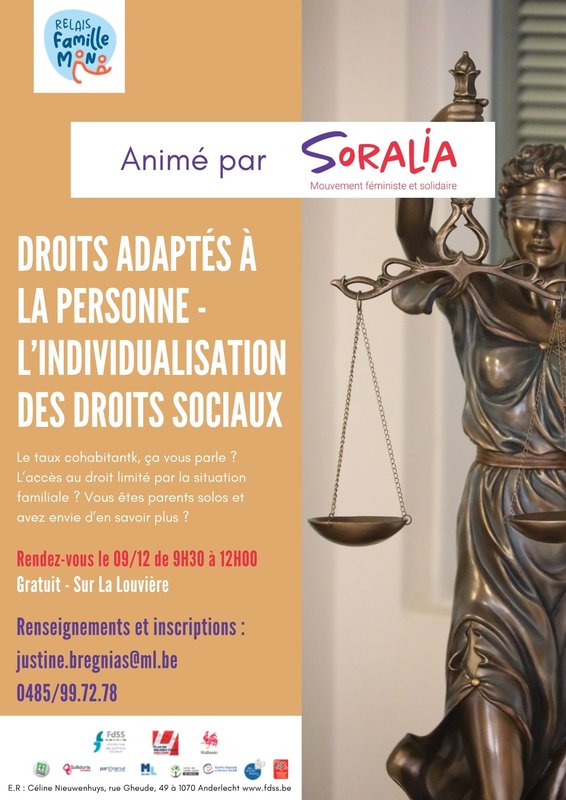 Conférences [Parents solo Relais Familles Mono] Droits sociaux individualisés ⚖
