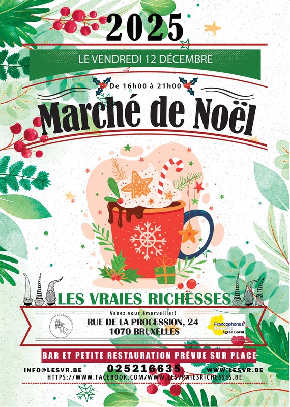 Marchés de Noël Marché Noël Vraies Richesses