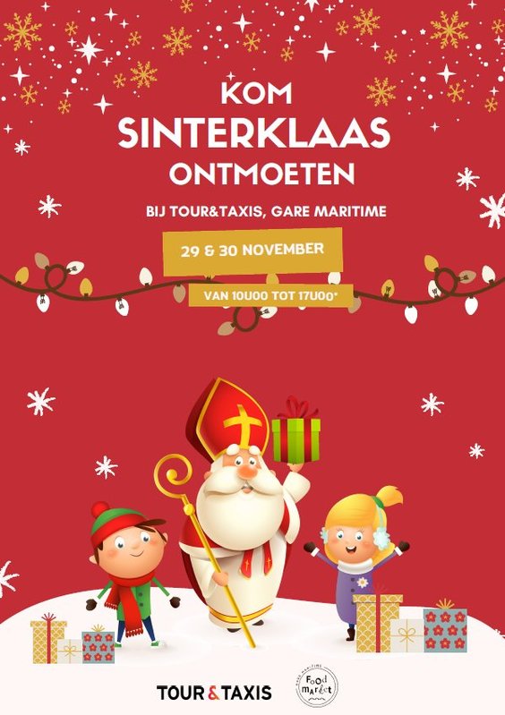 Loisirs Saint Nicolas arrive Tour & Taxis