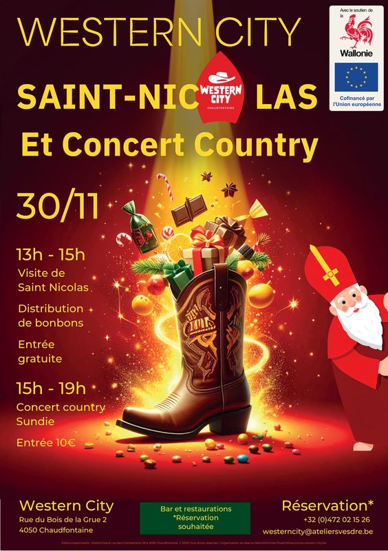 Loisirs Quand Saint Nicolas débarque… que Country prend relais
