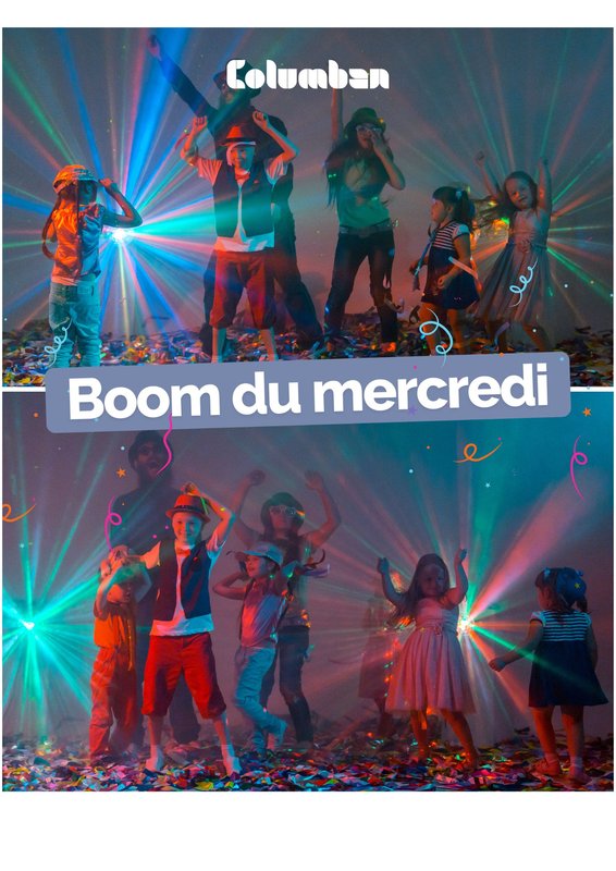 Spectacles Boom mercredi