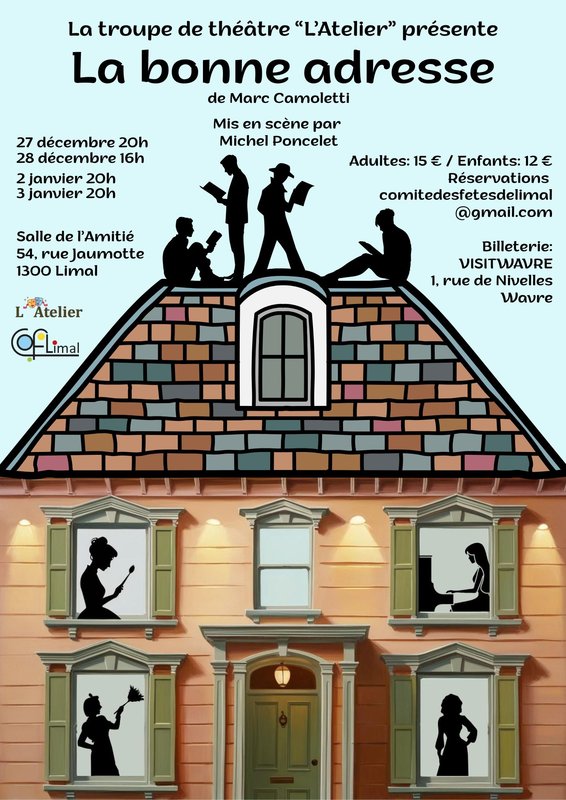 Spectacles La Bonne Adresse - Camoletti