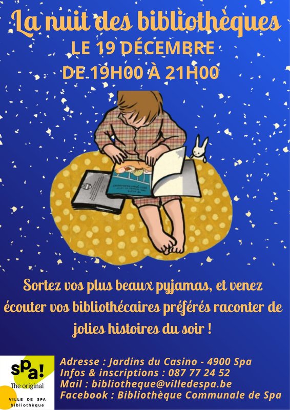 Spectacles La Nuit Bibliothèques : Soirée pyjama histoires