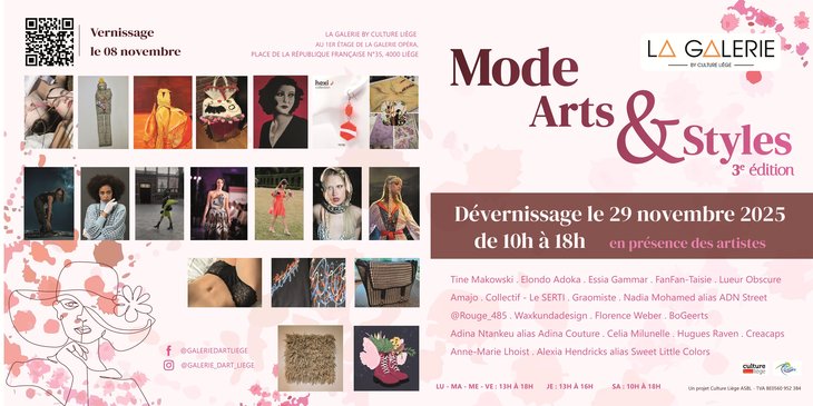 Expositions {Dé}vernissage l exposition Mode Arts & Styles - 3ème édition »