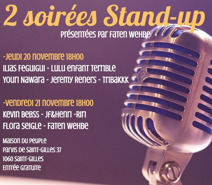 Spectacles Plateau d humoristes - Stand-up