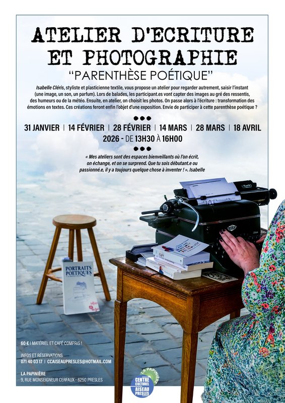 Stages,cours Atelier d écriture de photographie