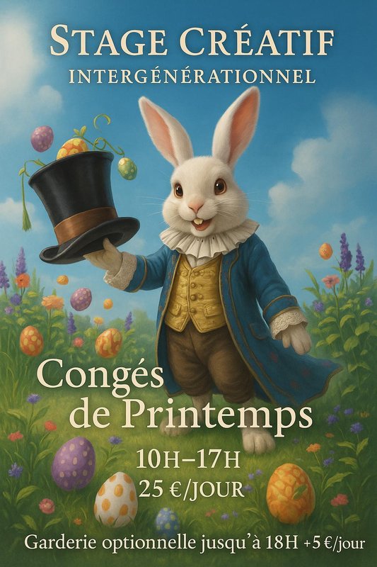 Stages,cours Stage créatif printemps Enfants & Adultes