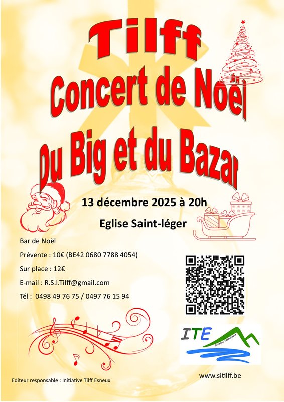 Concerts Concert la chorale Big du Bazar  organisé  Initiative Tilff Esneux