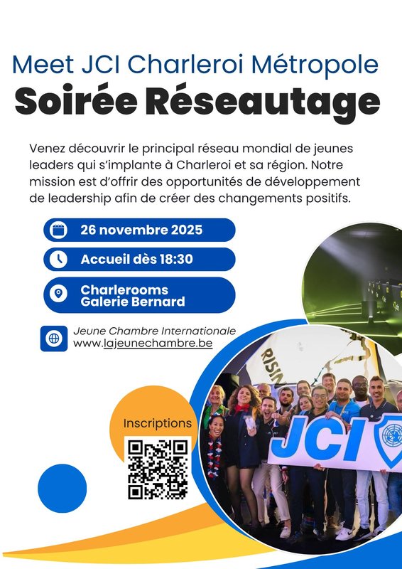 Conférences Soirée réseautage Jci