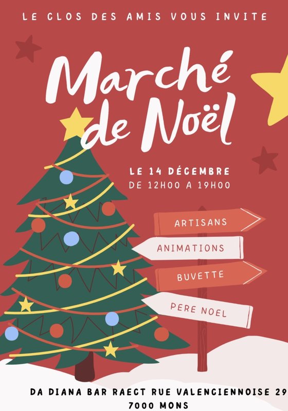 Marchés de Noël Marché Noël : Relevons Defi avec clos amis