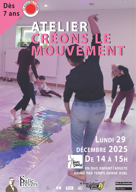 Stages,cours Atelier danse : Créons mouvement