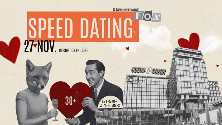 Loisirs Speed dating hommes - femmes) Afterwork - Eat, Drink & Meet