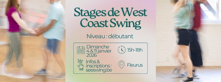 Stages,cours Stage West Coast Swing débutant