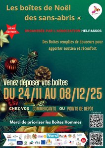 Loisirs Les boites Noël sans-abris