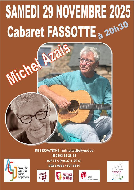 Concerts Concert Michel Azaïs