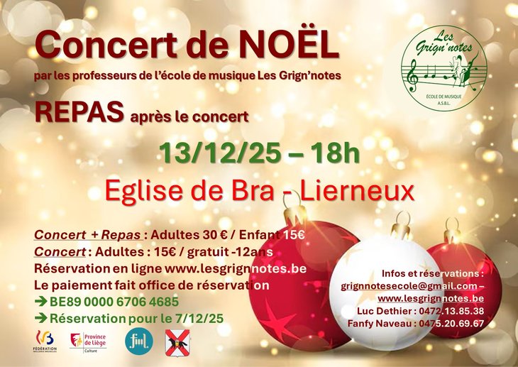 Concerts Concert Noël les professeurs