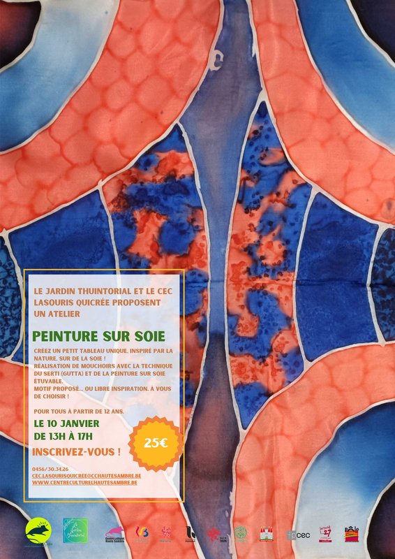 Stages,cours Atelier : Peinture soie