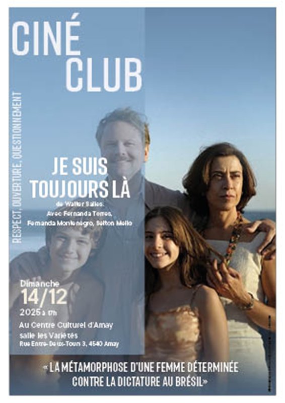 Spectacles Ciné-club suis toujours là  Walter Salles