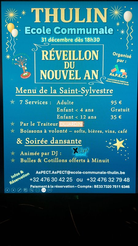 Soirées Soirée repas Nouvel 2026